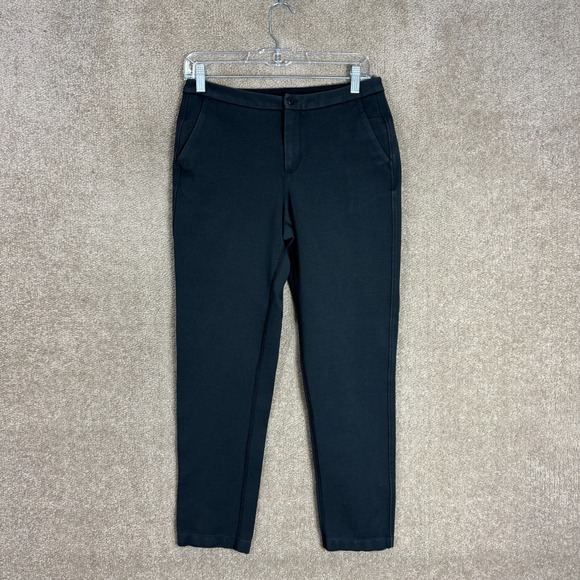 lululemon athletica Pants - Lululemon City Trek Ankle Pants Womens 6 Black Performance Stretch Ponte